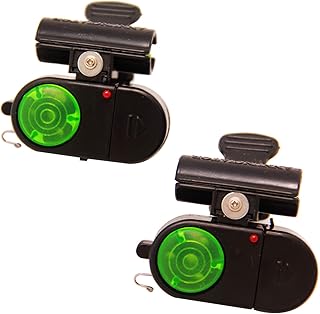 BPS 2 Pcs Alarma Indicador de Pesca de Mordida Inalámbrico Digital Sensible con Indicador OZL-13003 * 2