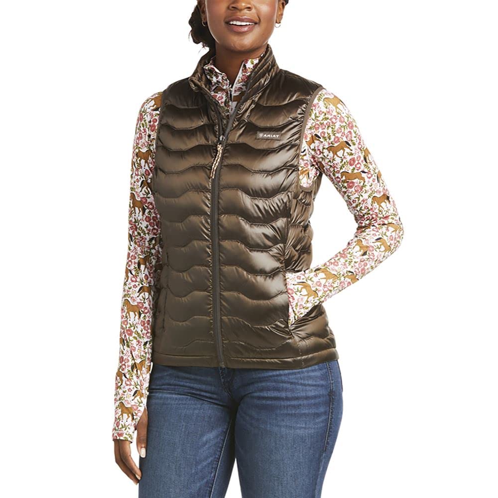 ARIAT Womens Wms Ideal 3.0 Down Vest Pasture Print