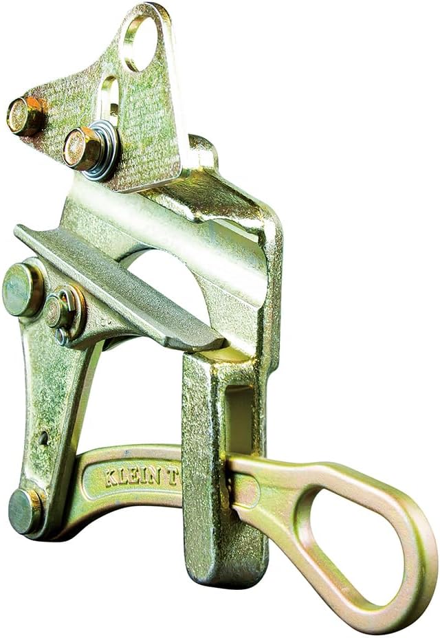 Klein Tools 1716-71 Jaw Grips, Parallel Jaw Grips, Wire Pulling Tools, 4000 lb Capacity for HDPE-Coated Wire