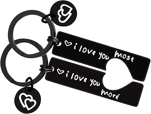 Vadaka Valentine's Day Keychain I Love You Couple Keychain Set for Boyfriend Gir