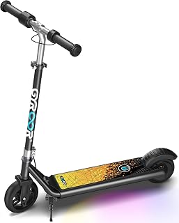 Gyroor H30 Max Electric Scooter for Kids Ages 8-12, 150W Powerful Motor, Bluetooth Music, Dual Brake System, Adjustable Height and Speed, Best Gifts for Kids, H30Max-8QY