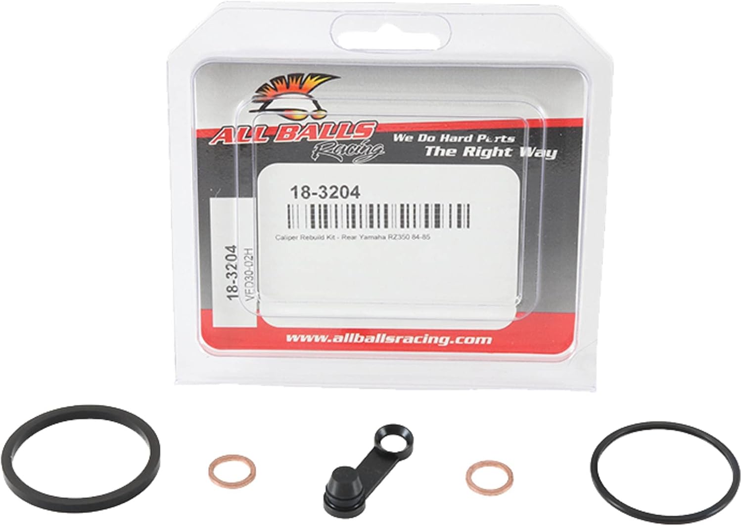 All Balls Racing Caliper Rebuild Kit 18-3204 Compatible With/Replacement For Yamaha RZ350 1984-1985