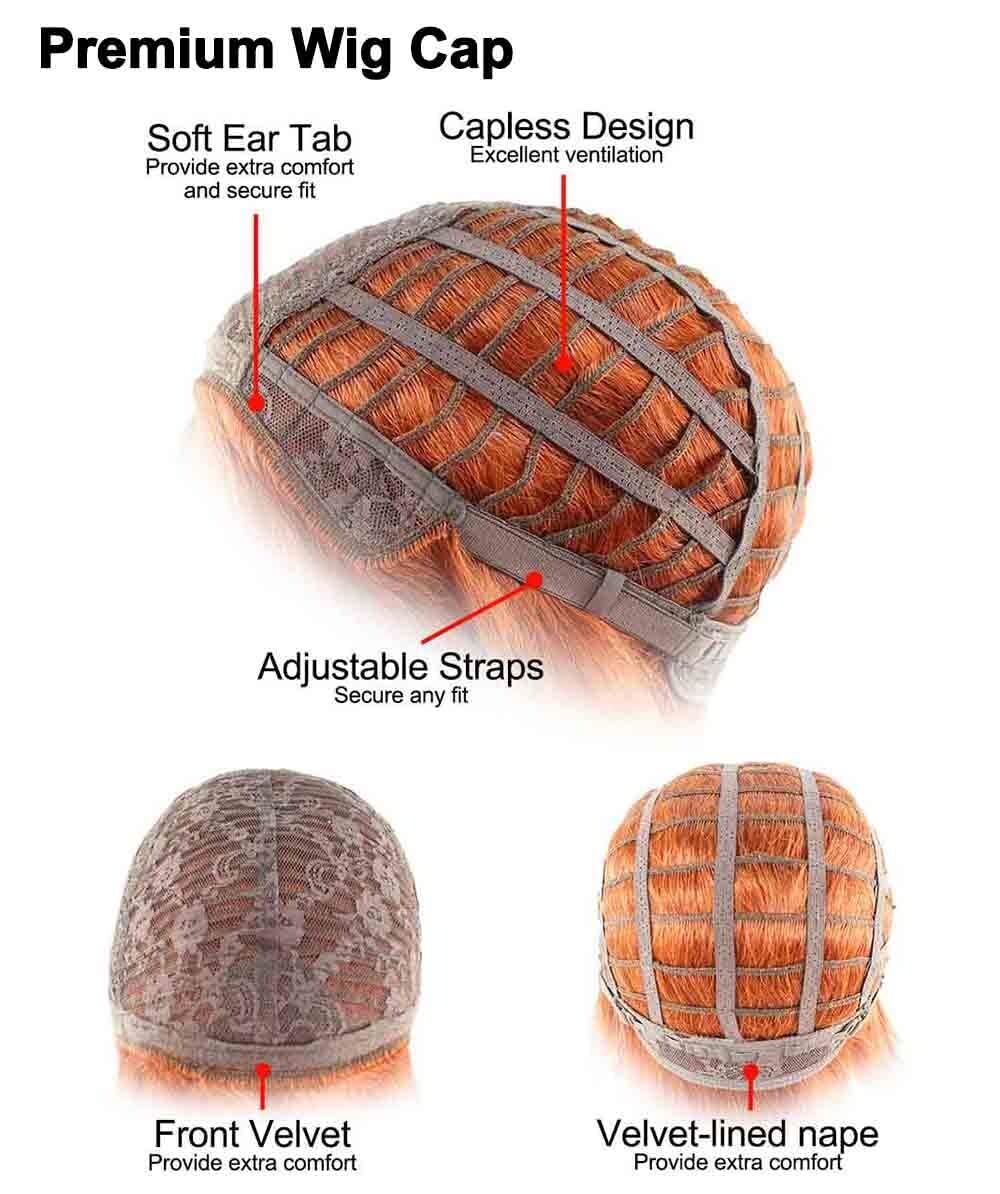 Adult Men's 80’s Rock Style, Color-Light Brown. Synthetic Soft Fiber Hair, Perfect for your next Festival and Group Anime Party!