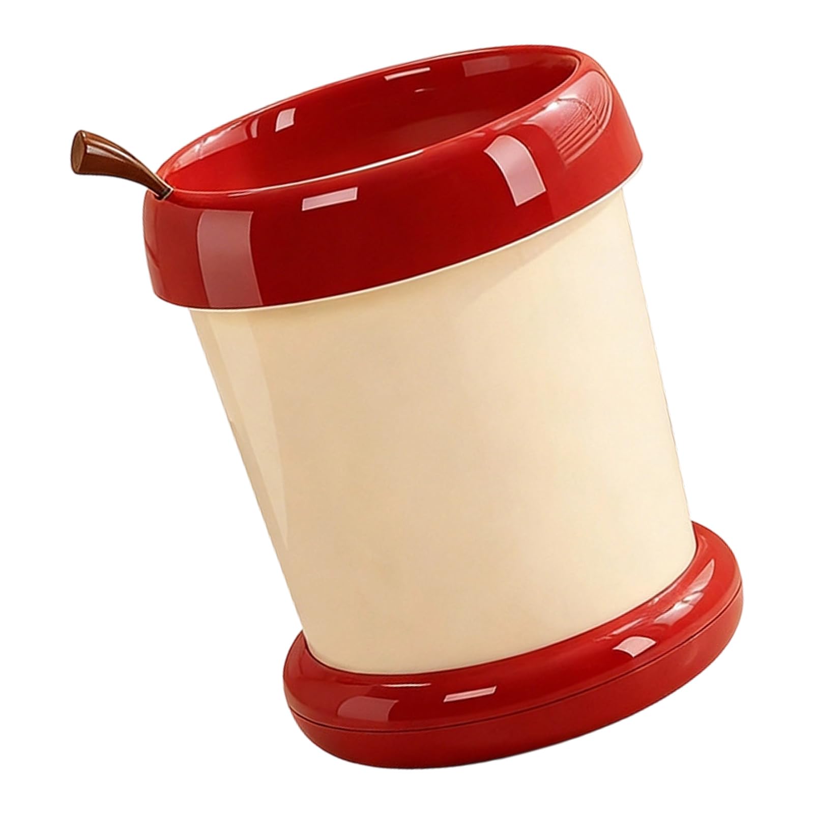Jazuaiao Cartoon Indoor Bin Resistant Construction Perfect for Home and Workspaces Use Small Cartoon Trash Can