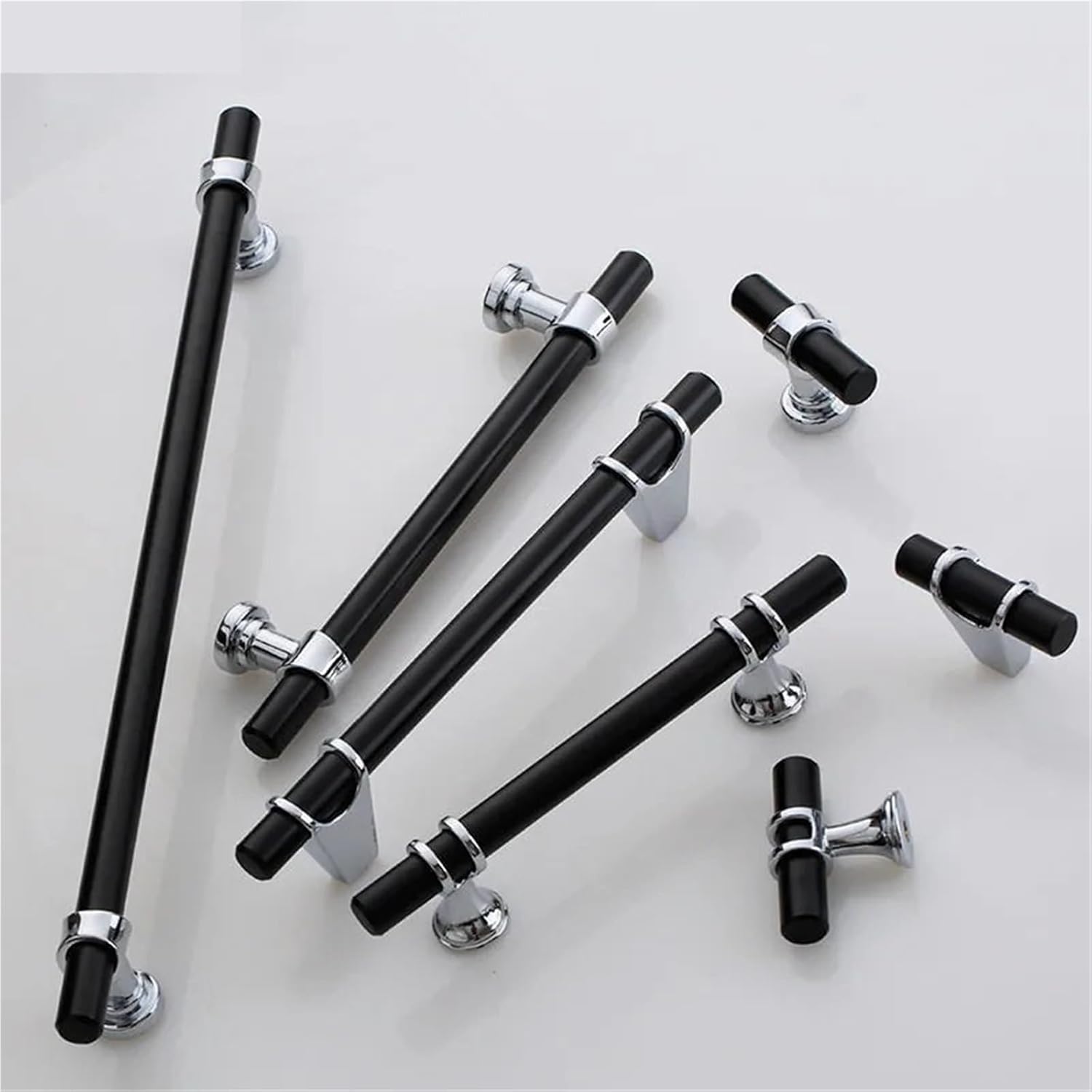 Minimalist Long Strip Cabinet Door Handles Kitchen Cabinet Handles Drawer Knobs Wardrobe Door Pulls Hardware 1Pcs(3-256mm)
