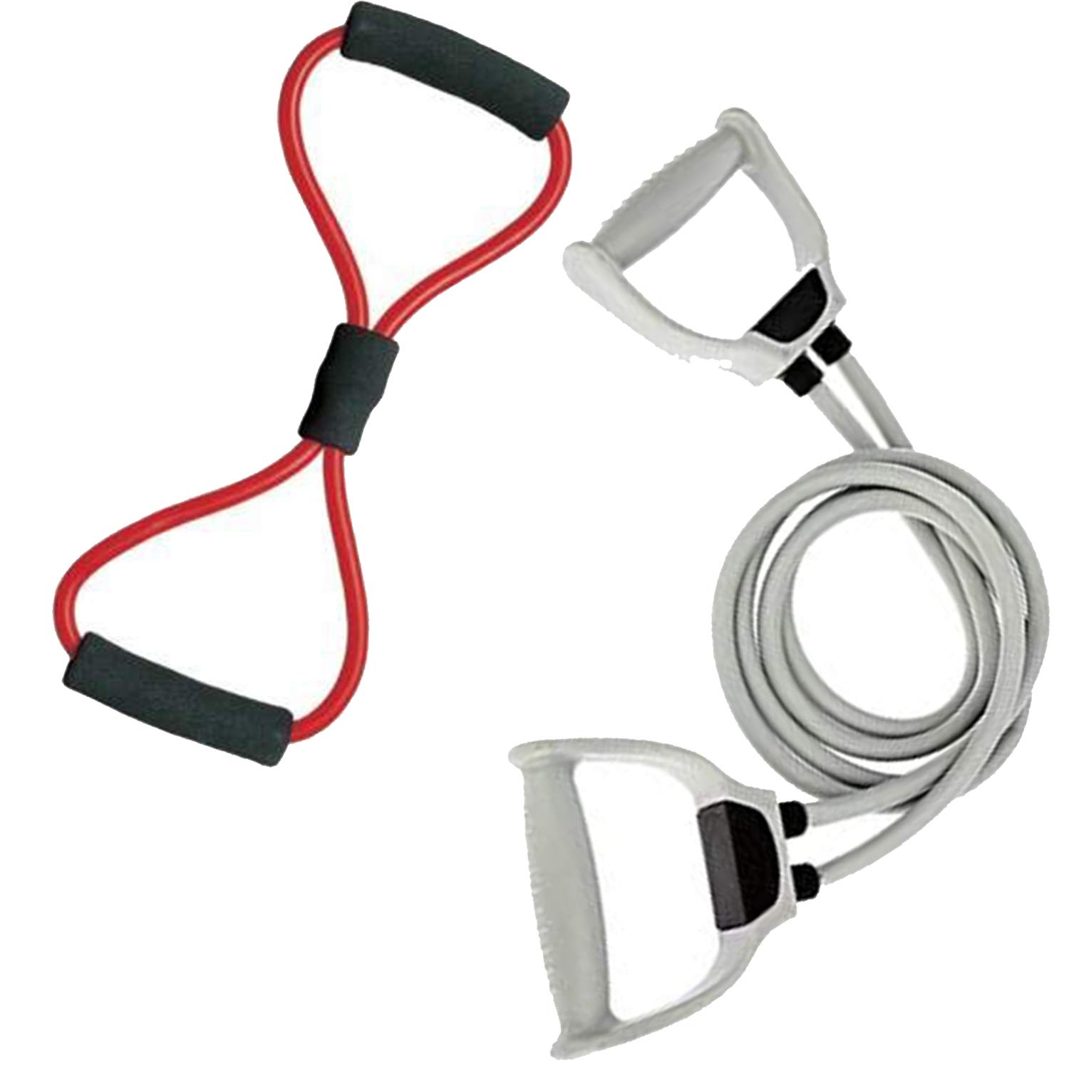 Vendere Combo Soft Latex Figure 8 Yoga Fitness Workout Toning Resistance with Double Toning Tube Tube Exercise Band (Color May Vary ) (B08YRWDY97) Amazon Price History, Amazon Price Tracker