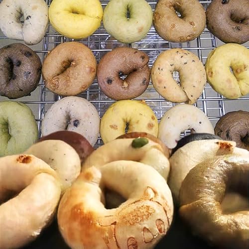 [定期便/3ヶ月] いんザイ君の焼き印が可愛い もちもちベーグル 12個セット (合計36個)|手作り ベーグル パン 冷凍 低カロリー [0452]