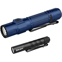 OLIGHT Warrior Ultra 2500 Lumens EDC Flashlight Bundle with I3T 2 EOS 200 lm Compact Bright Handheld Light