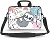 Laptop Bag Carrying Cases Computer Shoulder Messenger Cover for Women,Fits LaptopsNotebookebooksTabletipad 13-13.3 inch, Sloth