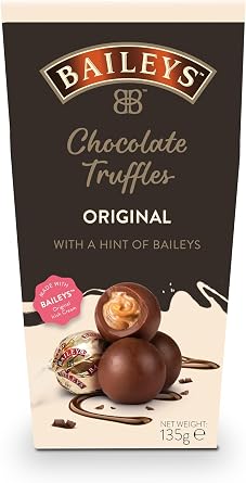 Baileys Irish Cream Chocolate Truffles – Pack of 4 x 135g Gift Boxes