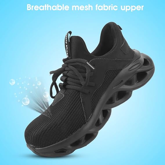 Industrial Men Shoes, Wear‑Resistant Anti‑Smashing Steel Head Lightweight  Men Steel Toe Shoes, Breathable for Construction Sites Mining Sites(43) :  Amazon.co.uk: Shoes \u0026 Bags