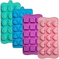 Vista 13 de Moldes de goma para caramelos, moldes de silicona para osos/dinosaurios/frutas para niños con 2 cuentagotas, antiadherentes y sin BPA para mini