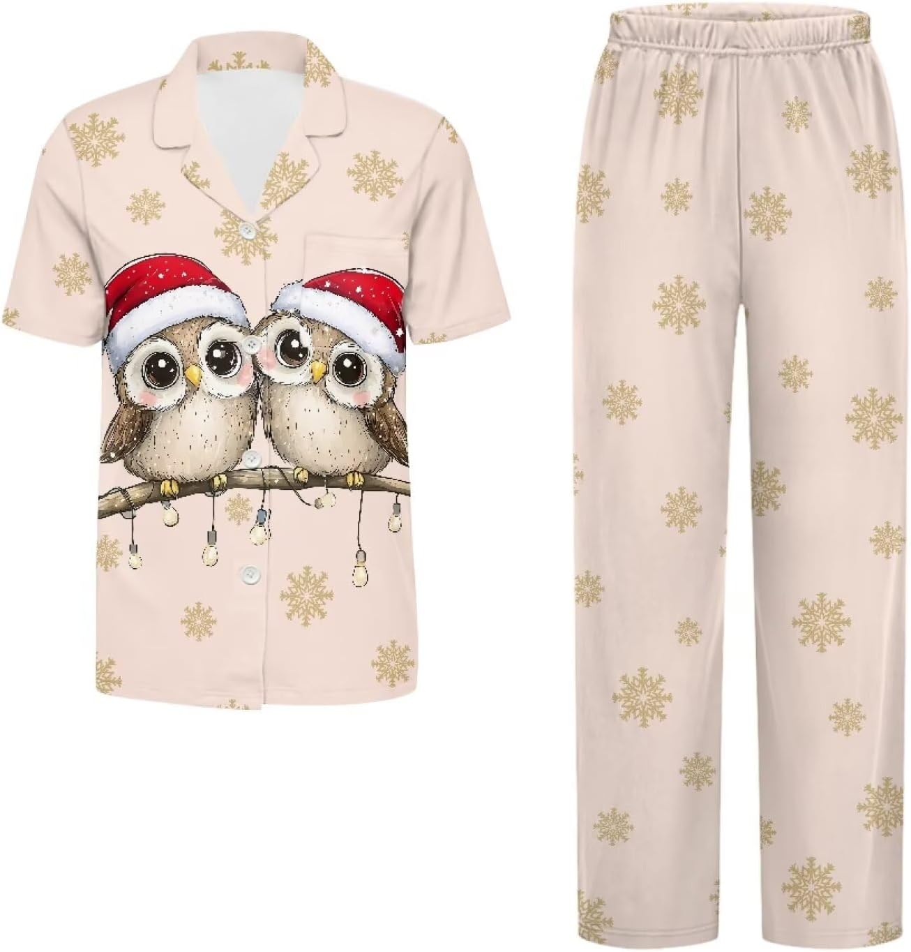 Womens Pajamas Sets 2 Piece Lounge Set Short Sleeve Tops and Long Pants Soft Pjs Loungewear with Pockets - Image 5