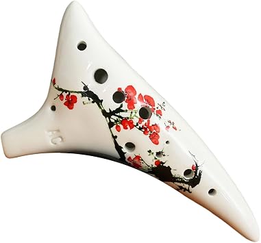 12 Hole Ceramic Ocarina C for Beginners Accurate Intonation Professional Musical Instrument Ceramic