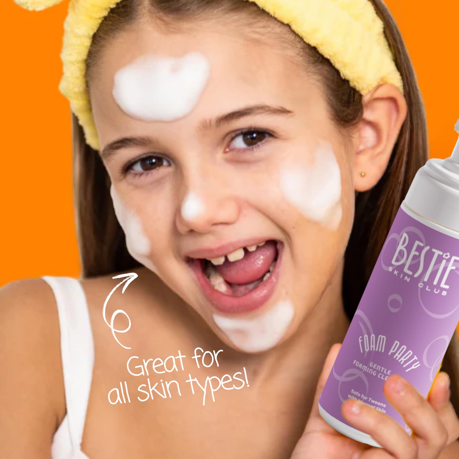 Foam Party Facial Cleanser, Gentle Foaming Face Wash
