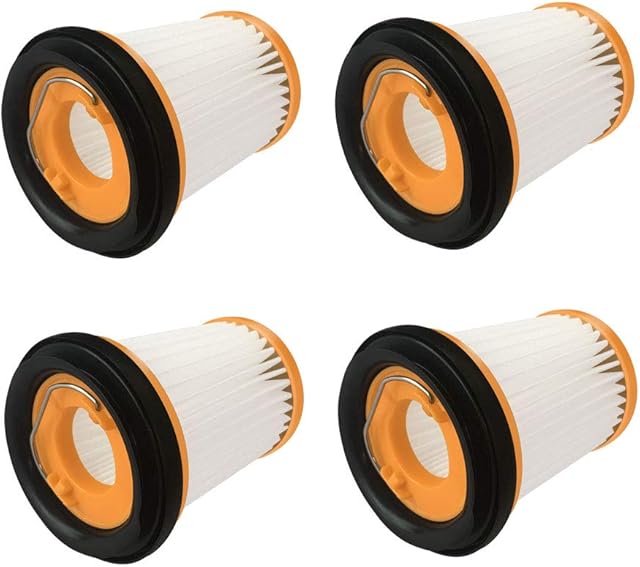 Rediboom 4-Pack Replacement Filter Compatible with Shark W1 W2 W3 WV200 WV251 WV201 WV205 WV220 Cordless Handheld Vacuum Cleaner, Compare to Part #XHFWV200