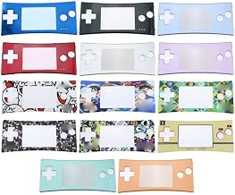 Front Case Shell Faceplate Cover for Gameboy Micro GBM System Replacement (Green)