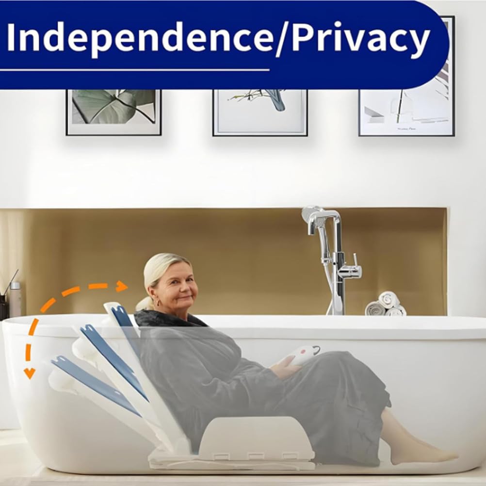 BCBKD Sollevatore Elettrico Pieghevole per Sedia, Impermeabile IPX8, Telecomando, capacità di 136 kg, Dispositivo di Assistenza per Anziani E Disabili
