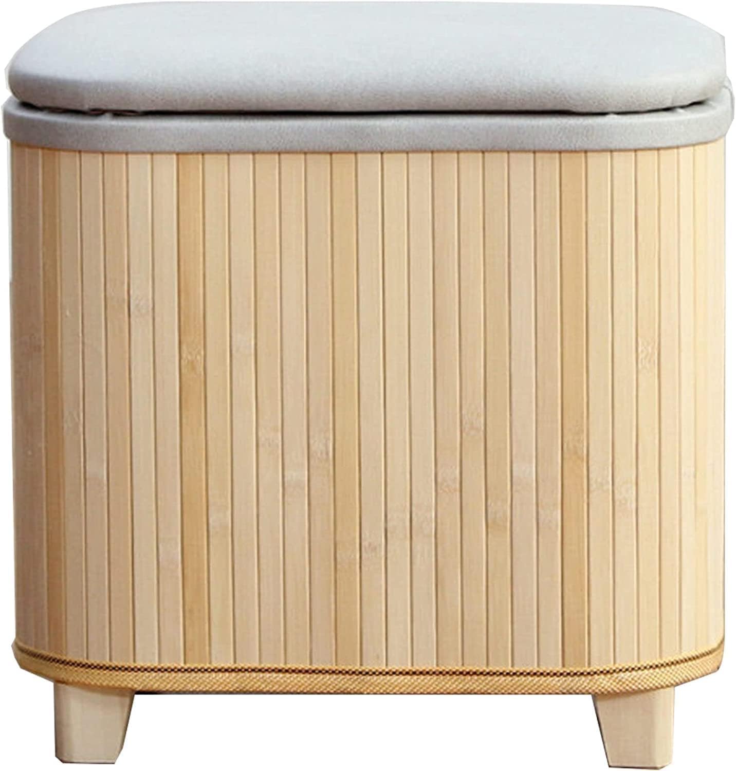 Repose-Pieds Ottoman pour Salon et Bureau avec Coffre de Rangement Pratique