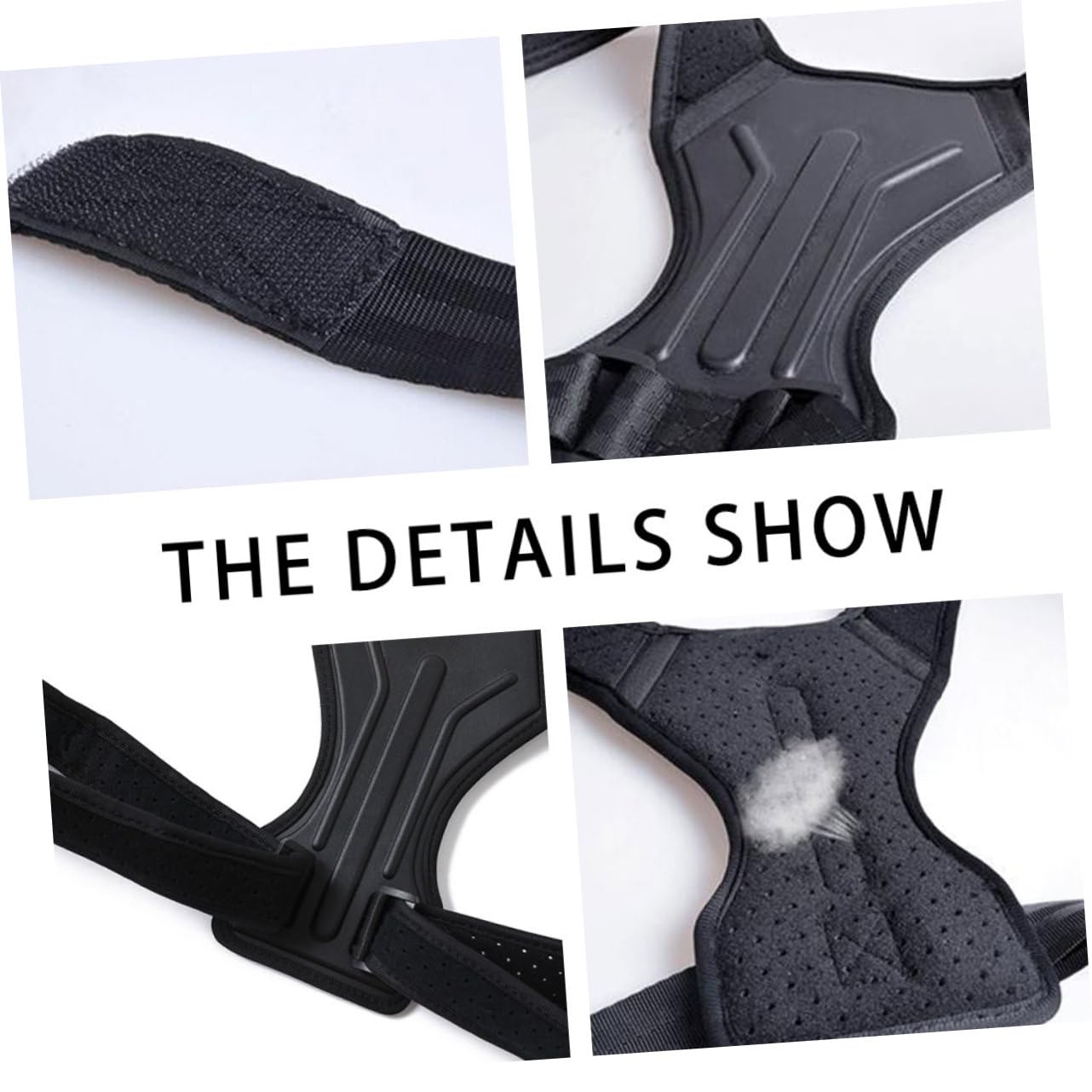 ORFOFE 60kg Posture Corrector Back Belt Back Support Brace for Hunchback for Adults Boys and Girls Washable Soft Breathable