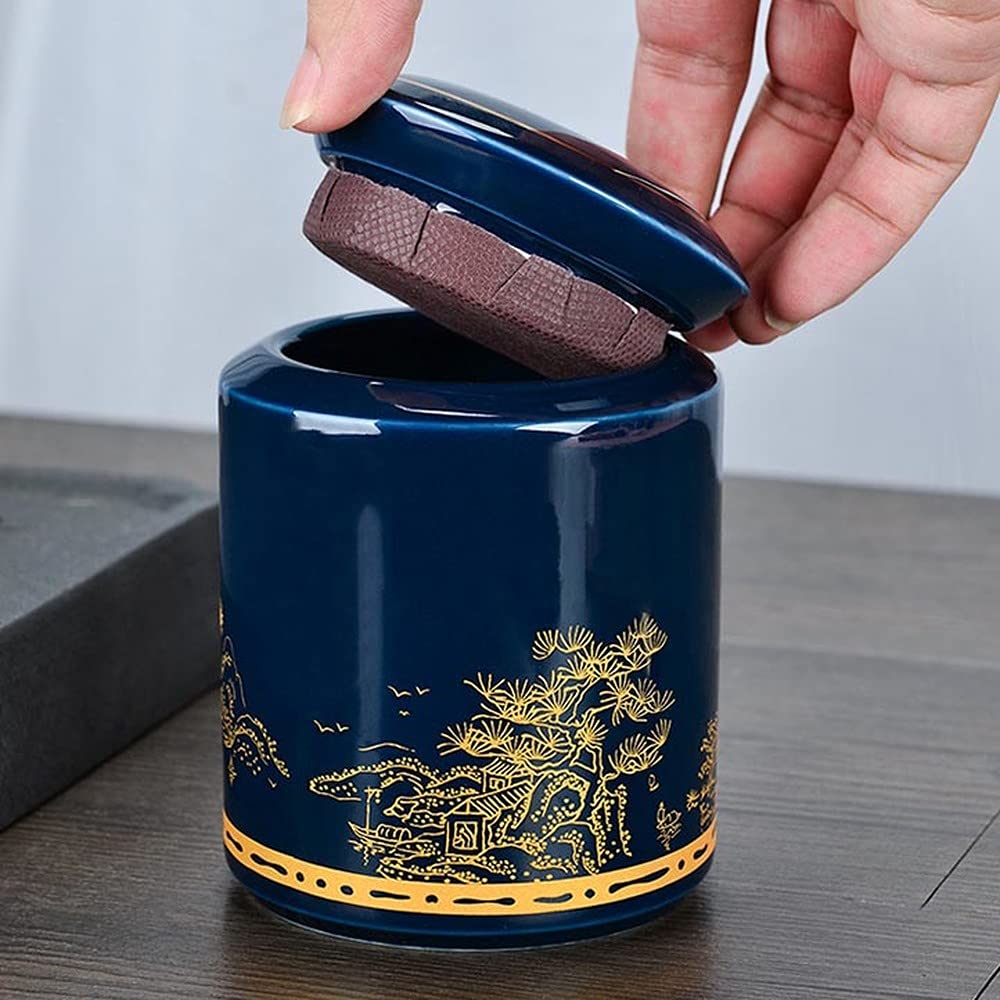 Słoik ceramiczny Puszki na herbatę, Ceramiczny pojemnik na herbatę, cukier i, pudełko do przechowywania torebek z herbatą, zestaw herbaty, kuchnia, wystrój domu