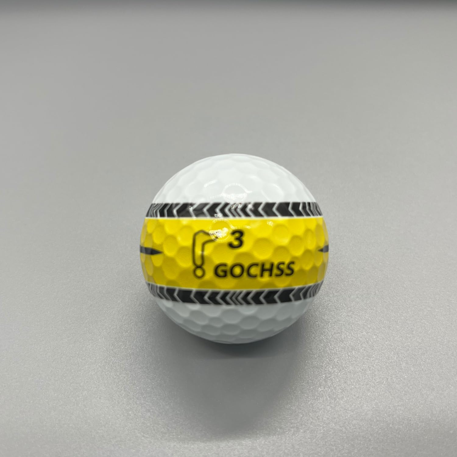3-Lagen-PU-Golfbälle mit Ziellinie，332 Dimples, weiches Spielgefühl, hohe Spinkontrolle, Stabiler Flug, 20er-Pack – Golfbälle für erfahrene Spieler