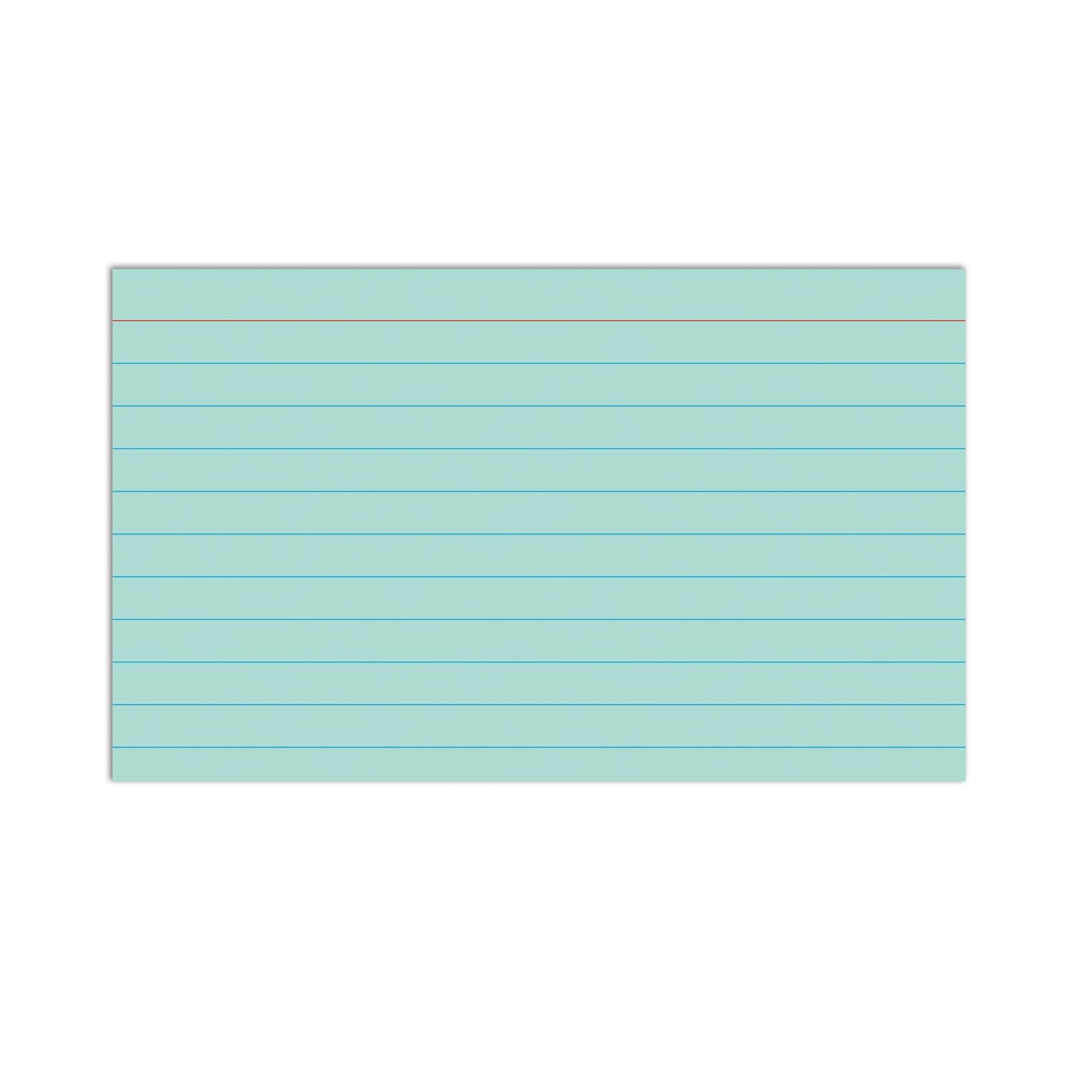 C-Line 3” x 5” Index Cards, Assorted Colors, Ruled, 100/PK (48810)