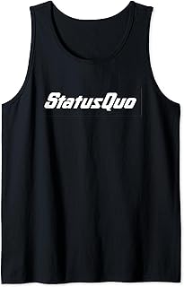 Status Quo - White Logo Tank Top