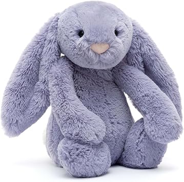 Jellycat Bashful Viola Bunny Medium - L 9 cm x l 12 cm x h 31 cm