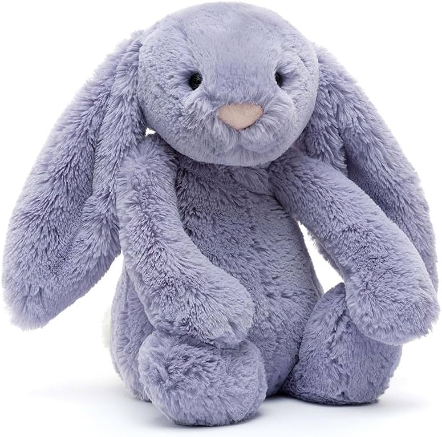  Bashful Viola Bunny ビオラ紫バニー うさぎ Jellycat Bashful Viola Bunny Medium - L: 9 cm x l: 12 cm x h: 31