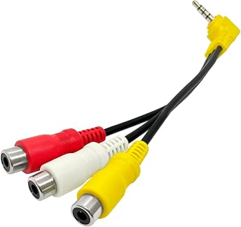 Amazon.co.jp: F-Factory 4極 3.5mm ミニプラグ L型 (オス) - RCA