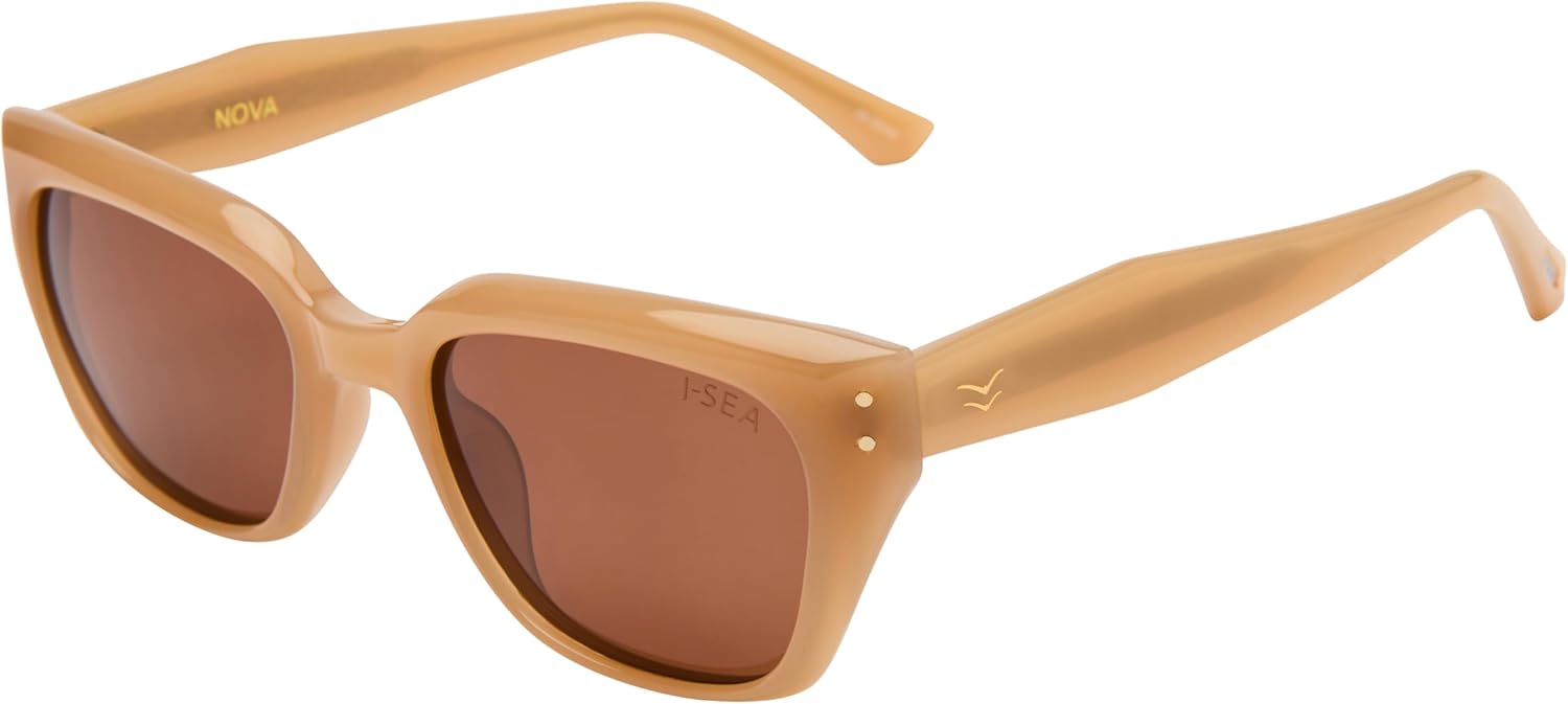 I-SEA Nova Unisex Sunglasses, Polarized Scratch Resistant Lenses, Made with Recycled Materials - Image 2