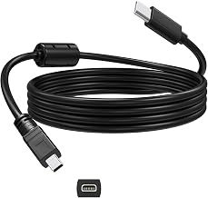 USB C PC Data Transfer Charger Cable Compatible with Select Sony Cybershot Cameras DSC-H200 DSC-H300 DSC-W370 DSC-W800 DSC-W830 DSC-W310 for Smartphone, MacBook with USB-C Port