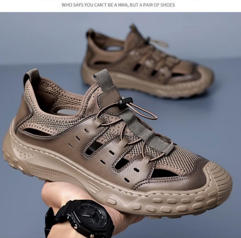 Men's fashionable outdoor soft-soled shoes - Breathable, comfortable and cool lightweight shoes, suitable for daily wear and travel use3