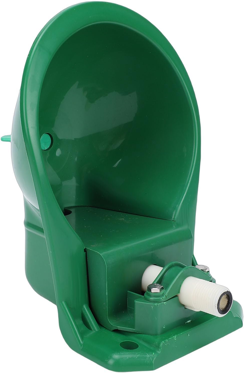 GLOGLOW Poultry and Livestock Supplies Bowl, Plastic Goat Water Feeder with Brass Valve for Farm Livestock Drinking Trough Durable Thickened Design Automatic Sheep Water Automatic Sheep