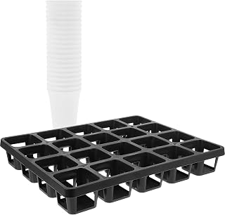 Plastic Plant Pot Starter Planter Set with Tray and Dome
