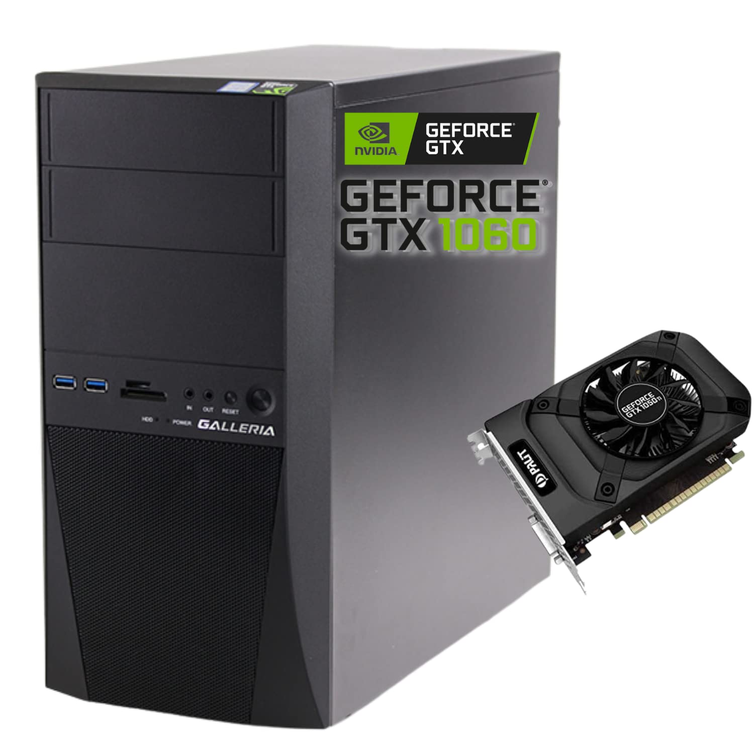 ゲーミングPC【i5-7500/GTX1060/16GB/256GB】 【公式通販】