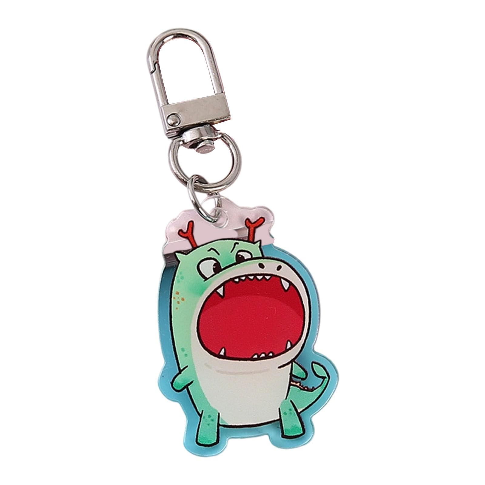 Xinsheinelry Lucky Dragon Acrylic Keychains for Backpacks Creative Cartoon Design Sturdy Ornament Party Supplies Dragon Accessory