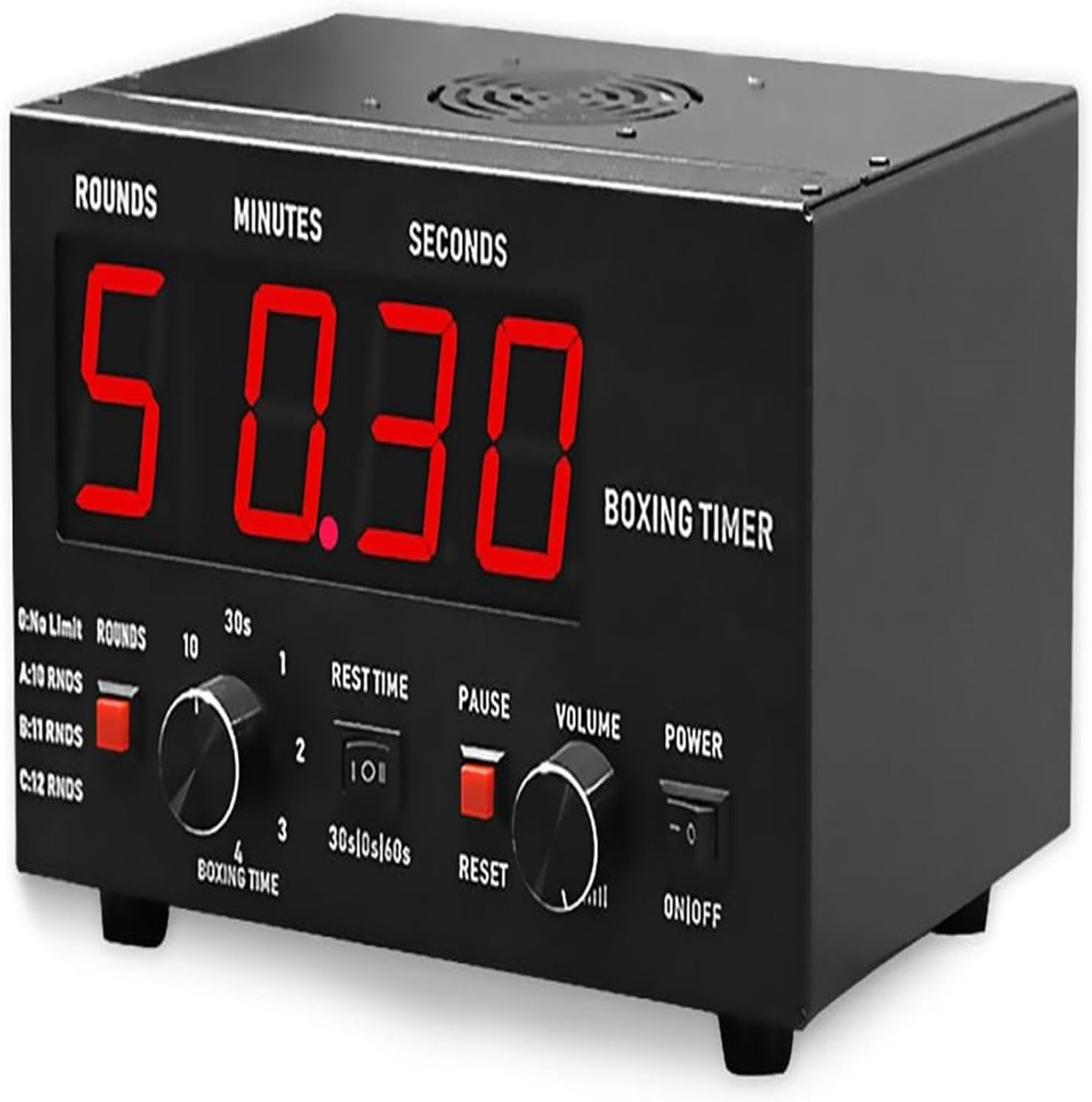 Gym Timer, Interval Timer, Workout Timer, Boxing Timer, Gym Clock Timer, Workout Timer Interval Clock with Buzzer, Led Interval Training Timer for Home Garage Outdoors,Green
