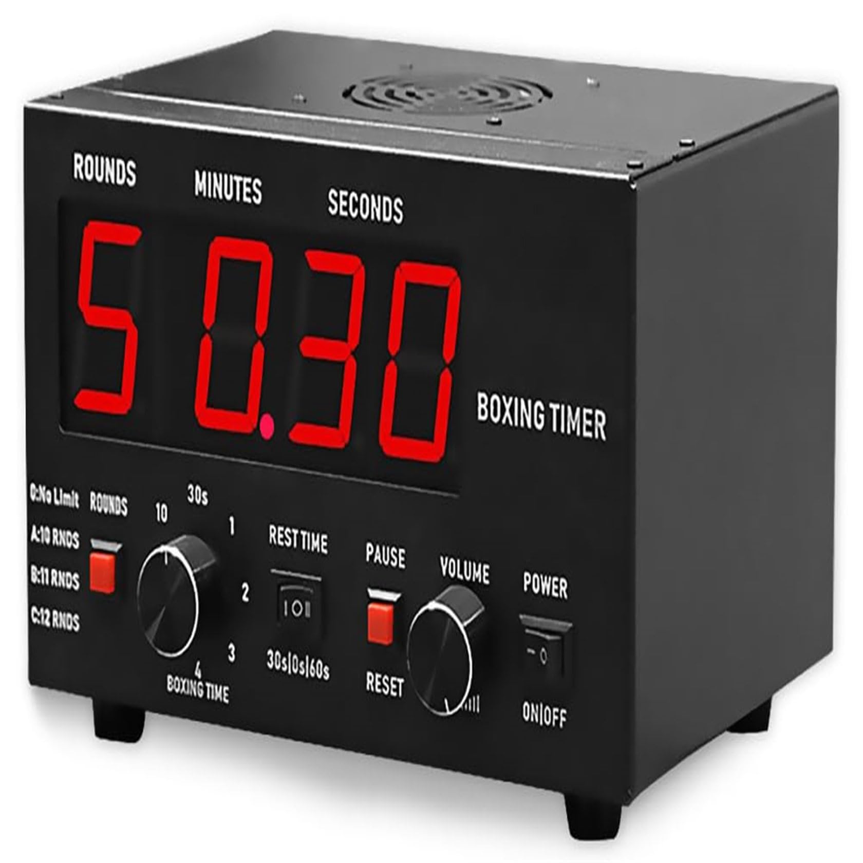 Intervall-Timer mit Summer und LED-Display für Zuhause, Garage und Outdoor-Workouts