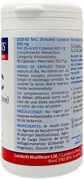 LAMBERTS N Acetyl Cysteine, 60 CT
