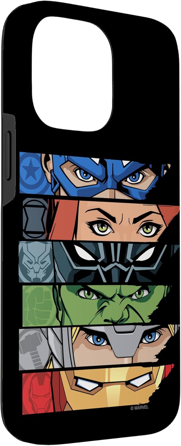 iPhone 14 Pro Max Marvel Avengers Classic Super Heroes Game Face Case