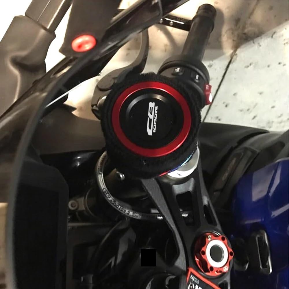 KAnduo M for Honda CB1000R CB 1000R CB 1000r 2008-2016 2015 2014 Moto Freno Anteriore Serbatoio Copertura Serbatoio Tazza di Copertura Serbatoio Calzino Y (Color : 3 Pieces Black)