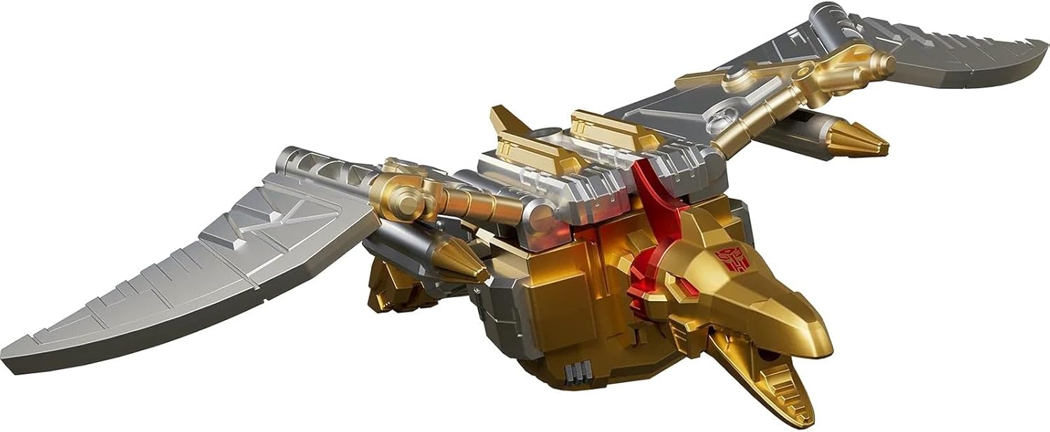 Blokees Transformers Limited Edition Gold Series 3 Dinobot Desertion Model Kit with Optimus Prime, Wheeljack, and Skywarp
