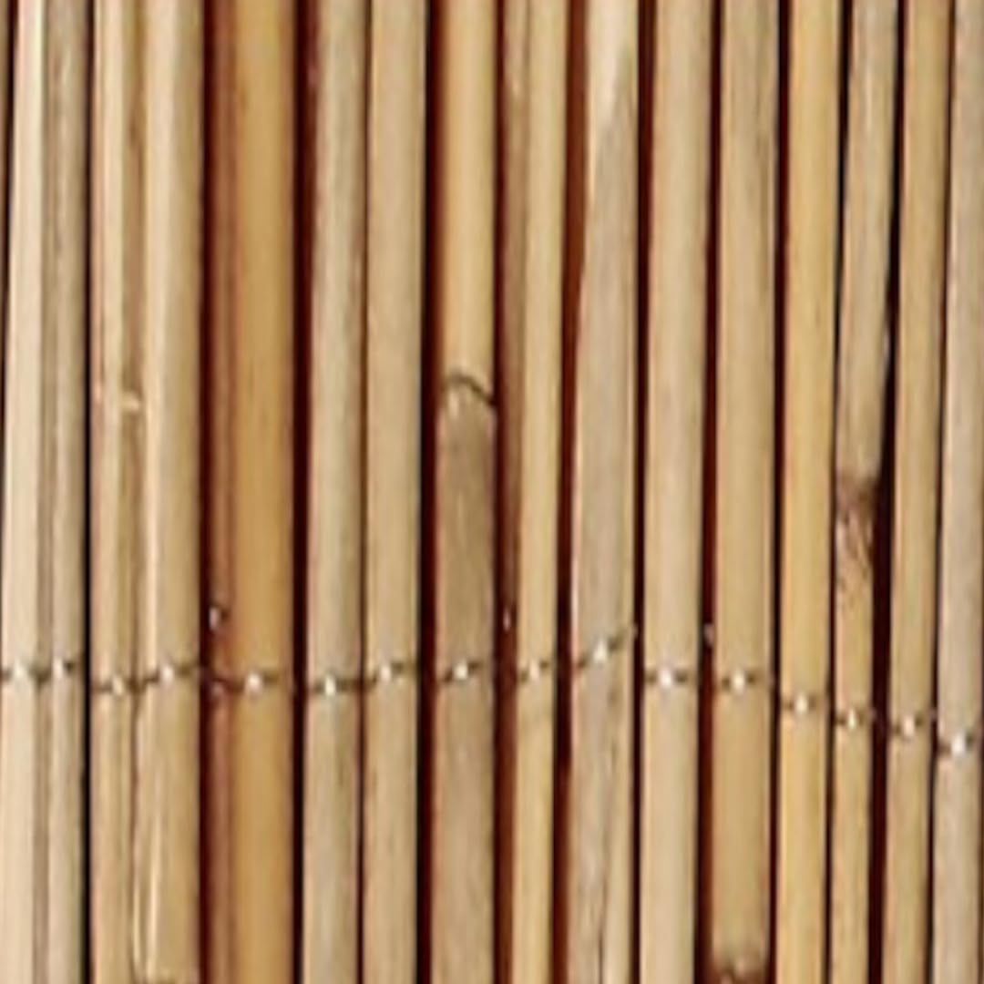 Cañizo de Bambu Pelado Privacidad Jardín Cerramiento (2_x_5_metros)