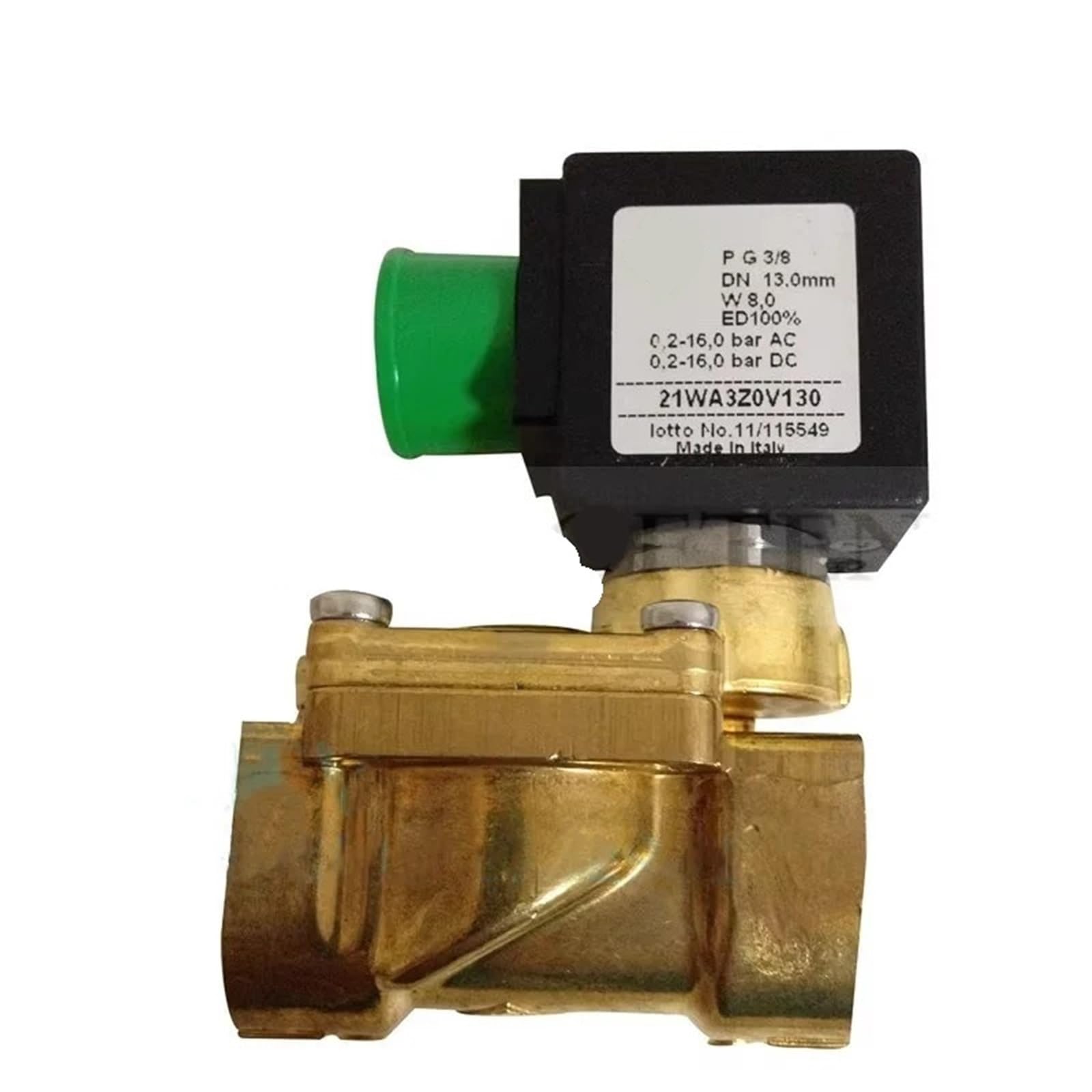 CXFCIHFT Normally opened solenoid valve 21WA3Z0V130 Pilot operated 24V AC220V internal thread G3/8" brass(DC12V)
