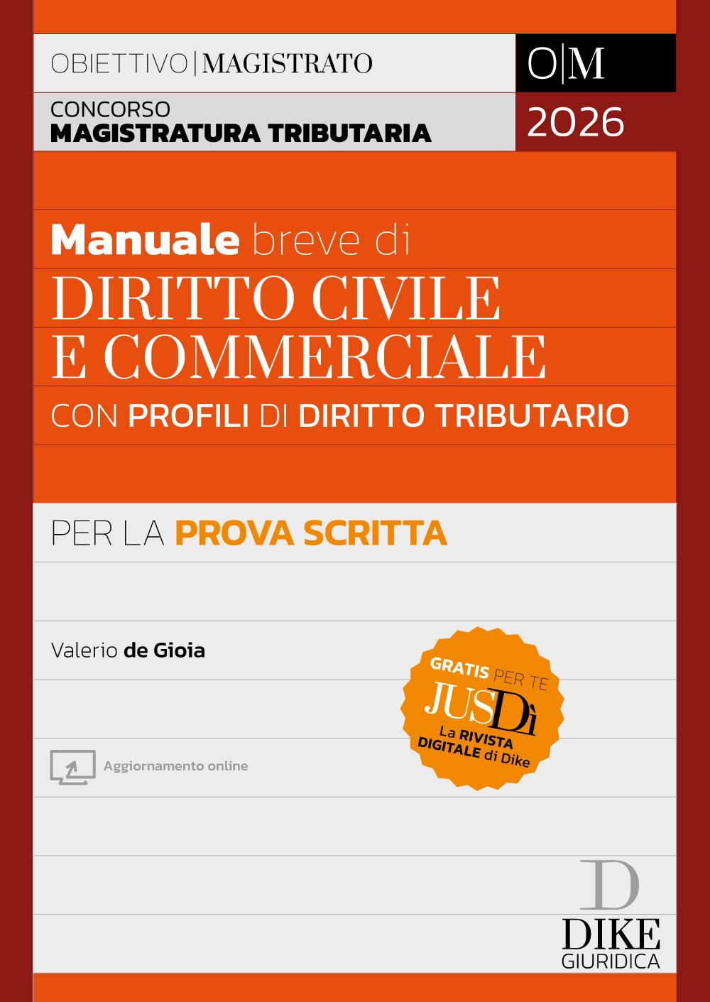 Manuale breve di Diritto Civile e Commerciale con profili di Diritto Tributario - per la Prova Scritta 2026