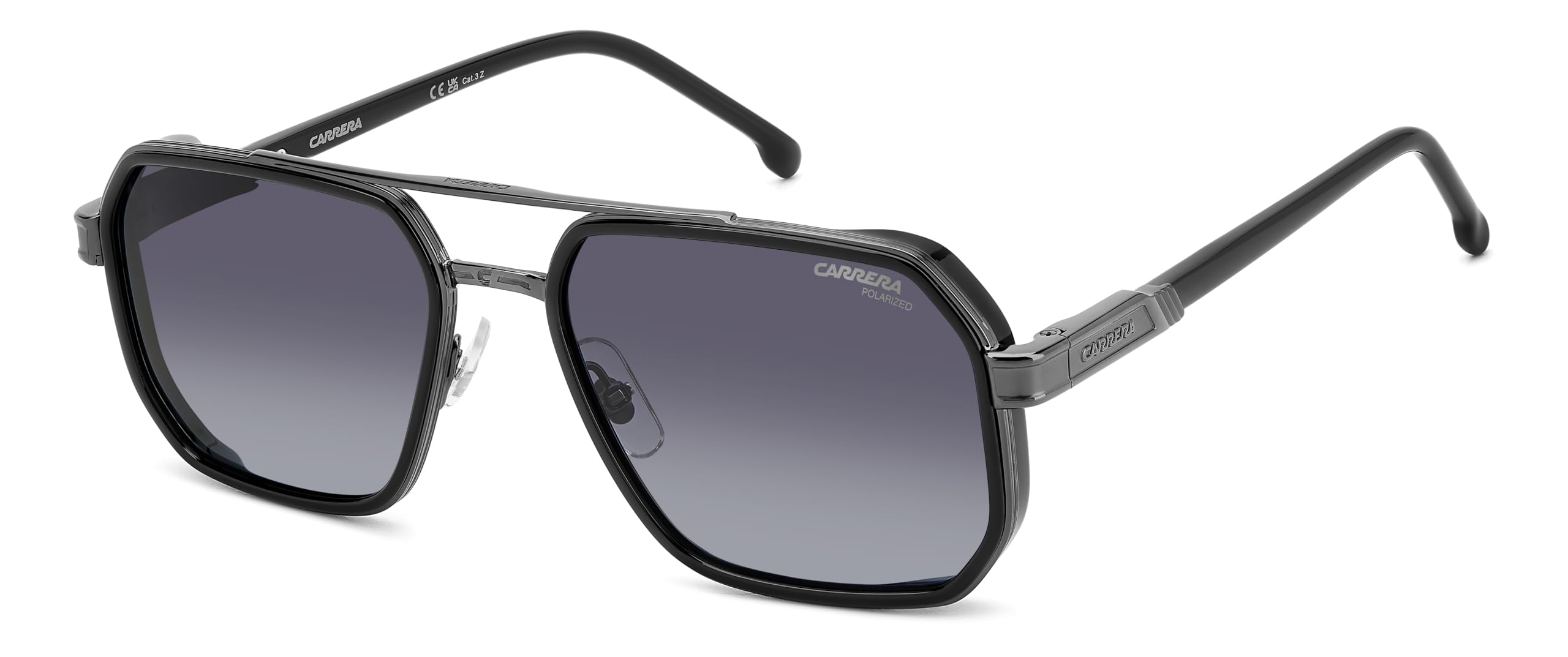 Carrera 1069/S BLACK DARK RUTHENIUM/GREY SHADED 58/19/145 men Sunglasses