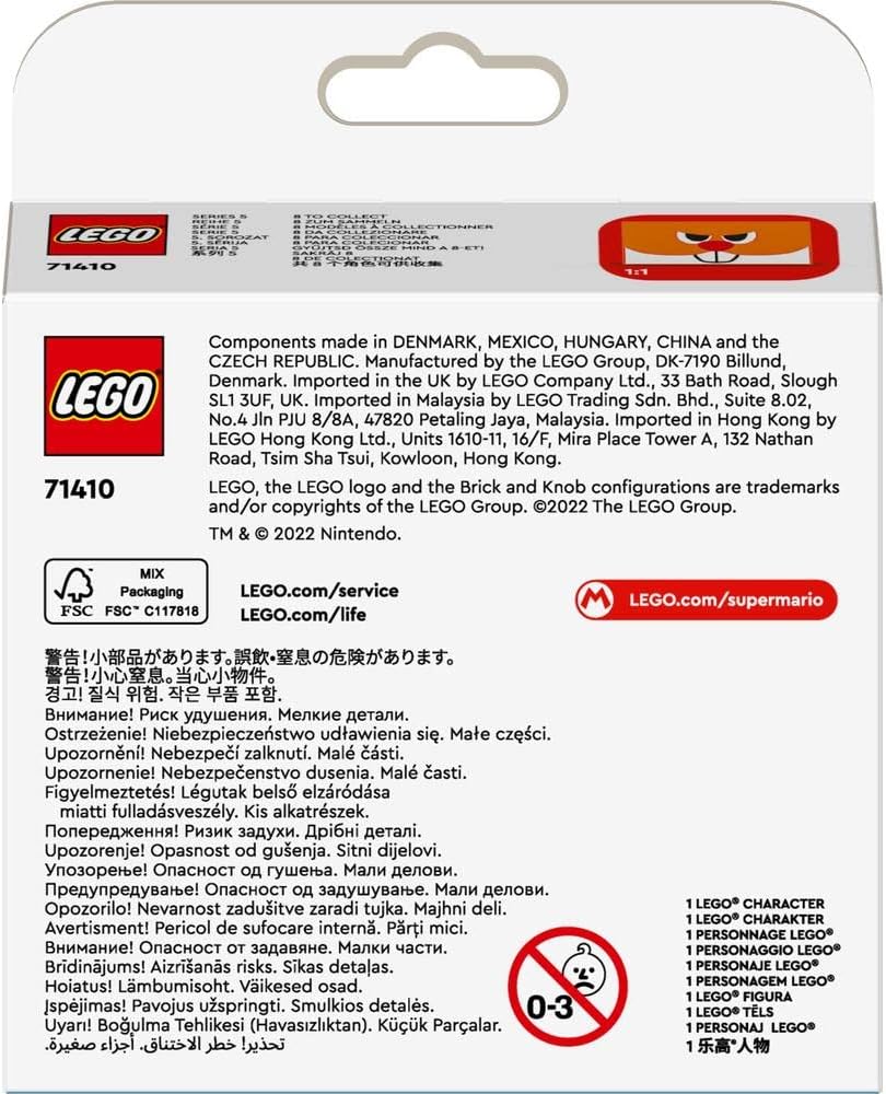 Lego® Super Mario™ Character Packs – Series 5 71410 Building Kit; Collectible Gift Toys for Kids Aged 6