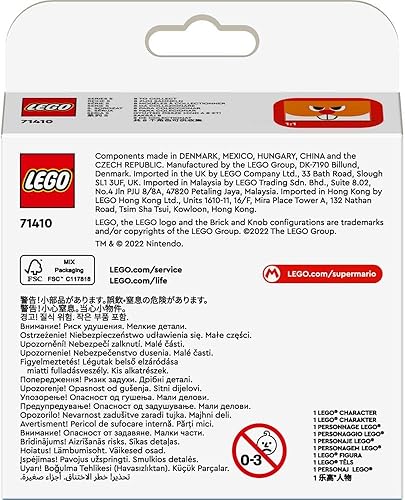Miniatura 6 de LEGO Super Mario Character Packs  Series 5 71410 Building Kit Collectible Gift Toys for Kids Aged 6